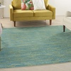 image:imageNourison Home Nourison Essentials Ivory Gold 3 x 5 Area Rug  Easy Clean Non Shedding Bed Room Living Room Dining Room Kitchen 3 x 5Blue Green