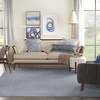 image:imageNourison Home Nourison Essentials Ivory Gold 3 x 5 Area Rug  Easy Clean Non Shedding Bed Room Living Room Dining Room Kitchen 3 x 5BlueGrey
