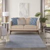 image:imageNourison Home Nourison Essentials Ivory Gold 3 x 5 Area Rug  Easy Clean Non Shedding Bed Room Living Room Dining Room Kitchen 3 x 5BlueGrey