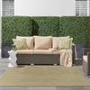 image:imageNourison Home Nourison Essentials Ivory Gold 3 x 5 Area Rug  Easy Clean Non Shedding Bed Room Living Room Dining Room Kitchen 3 x 5Green Gold