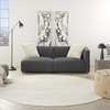image:imageNourison Home Nourison Essentials Ivory Gold 3 x 5 Area Rug  Easy Clean Non Shedding Bed Room Living Room Dining Room Kitchen 3 x 5Ivory Beige