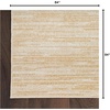 image:imageNourison Home Nourison Essentials Ivory Gold 3 x 5 Area Rug  Easy Clean Non Shedding Bed Room Living Room Dining Room Kitchen 3 x 5Ivory Gold