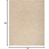 image:imageNourison Home Nourison Essentials Ivory Gold 3 x 5 Area Rug  Easy Clean Non Shedding Bed Room Living Room Dining Room Kitchen 3 x 5Ivory Gold