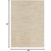 image:imageNourison Home Nourison Essentials Ivory Gold 3 x 5 Area Rug  Easy Clean Non Shedding Bed Room Living Room Dining Room Kitchen 3 x 5Ivory Gold