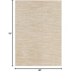 image:imageNourison Home Nourison Essentials Ivory Gold 3 x 5 Area Rug  Easy Clean Non Shedding Bed Room Living Room Dining Room Kitchen 3 x 5Ivory Gold