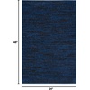 image:imageNourison Home Nourison Essentials Ivory Gold 3 x 5 Area Rug  Easy Clean Non Shedding Bed Room Living Room Dining Room Kitchen 3 x 5Midnight Blue