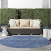 image:imageNourison Home Nourison Essentials Ivory Gold 3 x 5 Area Rug  Easy Clean Non Shedding Bed Room Living Room Dining Room Kitchen 3 x 5Navy Blue