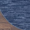 image:imageNourison Home Nourison Essentials Ivory Gold 3 x 5 Area Rug  Easy Clean Non Shedding Bed Room Living Room Dining Room Kitchen 3 x 5Navy Blue