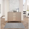 image:imageNourison Home Nourison Essentials Ivory Gold 3 x 5 Area Rug  Easy Clean Non Shedding Bed Room Living Room Dining Room Kitchen 3 x 5Silver Grey