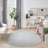 image:imageNourison Home Nourison Essentials Ivory Gold 3 x 5 Area Rug  Easy Clean Non Shedding Bed Room Living Room Dining Room Kitchen 3 x 5Silver Grey