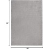 image:imageNourison Home Nourison Essentials Ivory Gold 3 x 5 Area Rug  Easy Clean Non Shedding Bed Room Living Room Dining Room Kitchen 3 x 5Silver Grey