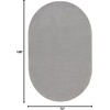image:imageNourison Home Nourison Essentials Ivory Gold 3 x 5 Area Rug  Easy Clean Non Shedding Bed Room Living Room Dining Room Kitchen 3 x 5Silver Grey