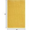 image:imageNourison Home Nourison Essentials Ivory Gold 3 x 5 Area Rug  Easy Clean Non Shedding Bed Room Living Room Dining Room Kitchen 3 x 5Yellow