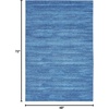 image:imageNourison Home Nourison Washables Blue 3 x 5 Area Rug  Easy Clean Non Shedding Bed Room Living Room Dining Room Kitchen 3 x 5Blue