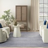 image:imageNourison Home Nourison Washables Blue 3 x 5 Area Rug  Easy Clean Non Shedding Bed Room Living Room Dining Room Kitchen 3 x 5Grey