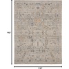 image:imageNourison Home Nyle Ivory Taupe 26 x 46 Area Rug  Easy Clean Non Shedding Bed Room Living Room Dining Room Kitchen 3 x 5Ivory Taupe