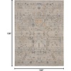 image:imageNourison Home Nyle Ivory Taupe 26 x 46 Area Rug  Easy Clean Non Shedding Bed Room Living Room Dining Room Kitchen 3 x 5Ivory Taupe