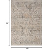 image:imageNourison Home Nyle Ivory Taupe 26 x 46 Area Rug  Easy Clean Non Shedding Bed Room Living Room Dining Room Kitchen 3 x 5Ivory Taupe