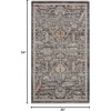 image:imageNourison Home Nyle Ivory Taupe 26 x 46 Area Rug  Easy Clean Non Shedding Bed Room Living Room Dining Room Kitchen 3 x 5Navy Multicolor