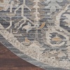 image:imageNourison Home Nyle Ivory Taupe 26 x 46 Area Rug  Easy Clean Non Shedding Bed Room Living Room Dining Room Kitchen 3 x 5Navy Multicolor