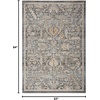 image:imageNourison Home Nyle Ivory Taupe 26 x 46 Area Rug  Easy Clean Non Shedding Bed Room Living Room Dining Room Kitchen 3 x 5Navy Multicolor