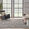 image:imageNourison Home Nyle Ivory Taupe 26 x 46 Area Rug  Easy Clean Non Shedding Bed Room Living Room Dining Room Kitchen 3 x 5Navy Multicolor