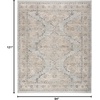 image:imageNourison Home Nyle Light Blue 26 x 46 Area Rug  Easy Clean Non Shedding Bed Room Living Room Dining Room Kitchen 3 x 5Light Blue