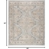 image:imageNourison Home Nyle Light Blue 26 x 46 Area Rug  Easy Clean Non Shedding Bed Room Living Room Dining Room Kitchen 3 x 5Light Blue