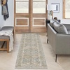 image:imageNourison Home Nyle Light Blue 26 x 46 Area Rug  Easy Clean Non Shedding Bed Room Living Room Dining Room Kitchen 3 x 5Light Blue