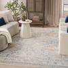 image:imageNourison Home Nyle Light Blue 26 x 46 Area Rug  Easy Clean Non Shedding Bed Room Living Room Dining Room Kitchen 3 x 5Light Blue