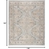 image:imageNourison Home Nyle Light Blue 26 x 46 Area Rug  Easy Clean Non Shedding Bed Room Living Room Dining Room Kitchen 3 x 5Light Blue
