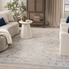 image:imageNourison Home Nyle Light Blue 26 x 46 Area Rug  Easy Clean Non Shedding Bed Room Living Room Dining Room Kitchen 3 x 5Light Blue