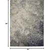 image:imageNourison Home Passion CharcoalIvory 110 x 210 AreaRug Modern Abstract EasyCleaning Non Shedding Bed Room Living Room Dining Room Kitchen 2 x 3Charcoal Ivory