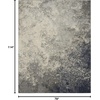 image:imageNourison Home Passion CharcoalIvory 110 x 210 AreaRug Modern Abstract EasyCleaning Non Shedding Bed Room Living Room Dining Room Kitchen 2 x 3Charcoal Ivory