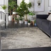 image:imageNourison Home Passion CharcoalIvory 110 x 210 AreaRug Modern Abstract EasyCleaning Non Shedding Bed Room Living Room Dining Room Kitchen 2 x 3Charcoal Ivory