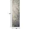 image:imageNourison Home Passion CharcoalIvory 110 x 210 AreaRug Modern Abstract EasyCleaning Non Shedding Bed Room Living Room Dining Room Kitchen 2 x 3Charcoal Ivory