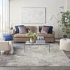 image:imageNourison Home Passion CharcoalIvory 110 x 210 AreaRug Modern Abstract EasyCleaning Non Shedding Bed Room Living Room Dining Room Kitchen 2 x 3Charcoal Ivory