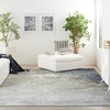 image:imageNourison Home Passion CharcoalIvory 110 x 210 AreaRug Modern Abstract EasyCleaning Non Shedding Bed Room Living Room Dining Room Kitchen 2 x 3Charcoal Ivory