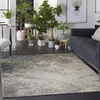 image:imageNourison Home Passion CharcoalIvory 110 x 210 AreaRug Modern Abstract EasyCleaning Non Shedding Bed Room Living Room Dining Room Kitchen 2 x 3Charcoal Ivory