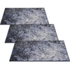 image:imageNourison Home Passion CharcoalIvory 110 x 210 AreaRug Modern Abstract EasyCleaning Non Shedding Bed Room Living Room Dining Room Kitchen 2 x 3Light Blue Black