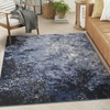 image:imageNourison Home Passion CharcoalIvory 110 x 210 AreaRug Modern Abstract EasyCleaning Non Shedding Bed Room Living Room Dining Room Kitchen 2 x 3Light Blue Black