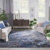 image:imageNourison Home Passion CharcoalIvory 110 x 210 AreaRug Modern Abstract EasyCleaning Non Shedding Bed Room Living Room Dining Room Kitchen 2 x 3Light Blue Black
