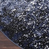 image:imageNourison Home Passion CharcoalIvory 110 x 210 AreaRug Modern Abstract EasyCleaning Non Shedding Bed Room Living Room Dining Room Kitchen 2 x 3Light Blue Black