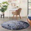 image:imageNourison Home Passion CharcoalIvory 110 x 210 AreaRug Modern Abstract EasyCleaning Non Shedding Bed Room Living Room Dining Room Kitchen 2 x 3Light Blue Black