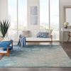 image:imageNourison Home Passion CharcoalIvory 110 x 210 AreaRug Modern Abstract EasyCleaning Non Shedding Bed Room Living Room Dining Room Kitchen 2 x 3Navy Light Blue