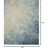 image:imageNourison Home Passion CharcoalIvory 110 x 210 AreaRug Modern Abstract EasyCleaning Non Shedding Bed Room Living Room Dining Room Kitchen 2 x 3Navy Light Blue