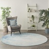 image:imageNourison Home Passion CharcoalIvory 110 x 210 AreaRug Modern Abstract EasyCleaning Non Shedding Bed Room Living Room Dining Room Kitchen 2 x 3Navy Light Blue