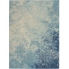 image:imageNourison Home Passion CharcoalIvory 110 x 210 AreaRug Modern Abstract EasyCleaning Non Shedding Bed Room Living Room Dining Room Kitchen 2 x 3Navy Light Blue