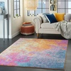 image:imageNourison Home Passion CharcoalIvory 110 x 210 AreaRug Modern Abstract EasyCleaning Non Shedding Bed Room Living Room Dining Room Kitchen 2 x 3Sunburst