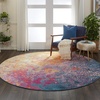 image:imageNourison Home Passion CharcoalIvory 110 x 210 AreaRug Modern Abstract EasyCleaning Non Shedding Bed Room Living Room Dining Room Kitchen 2 x 3Sunburst